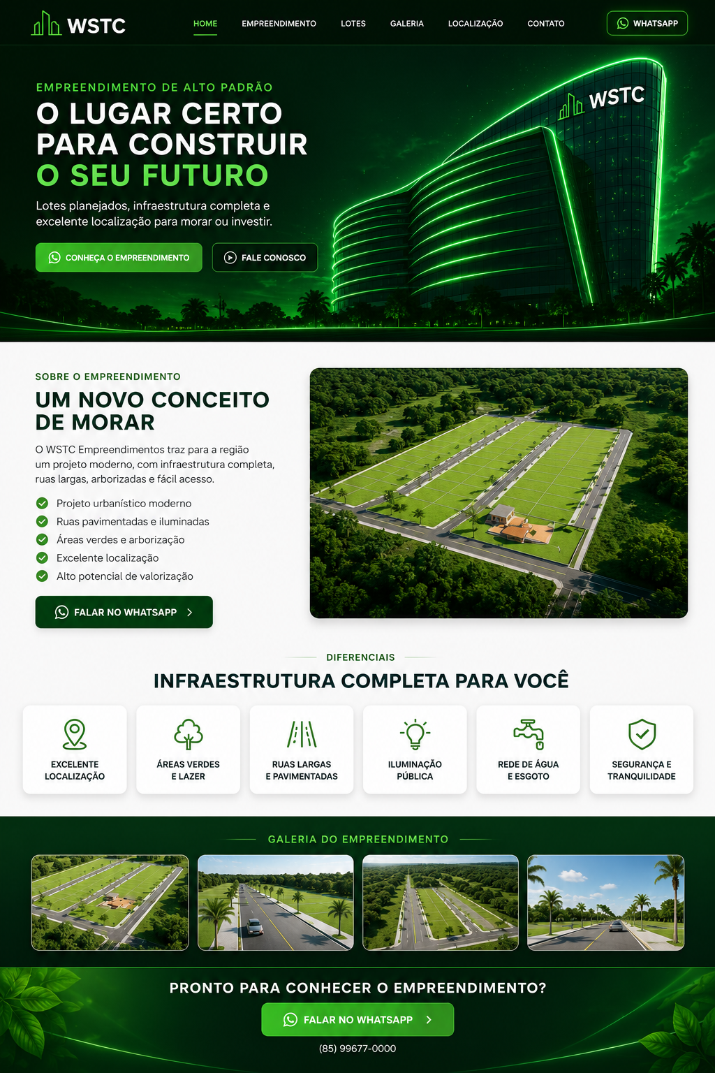 Diferenciais do empreendimento